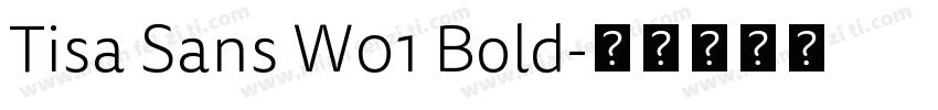 Tisa Sans W01 Bold字体转换